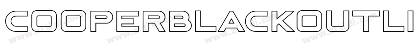 CooperBlackOutline R字体转换 CooperBlackOutline R字体转换